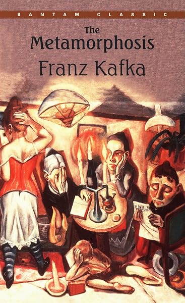 The Metamorphosis, Bantam Classics edition, with an expressionist painting on the cover